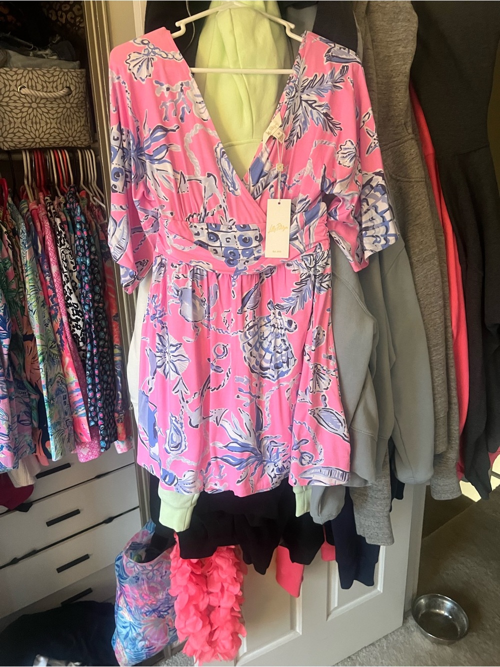 NWT womens medium Lilly Pulitzer Parigi romper
